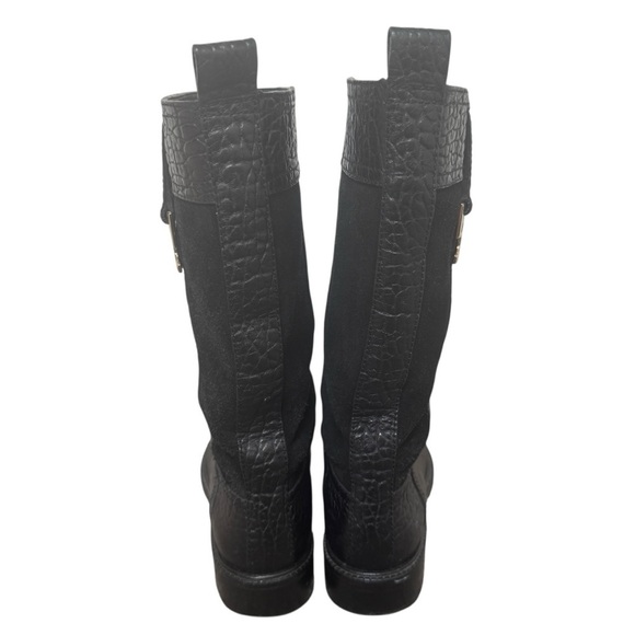 Tory Burch Corey Mid Calf Flat Boot, Black, Size 5.5 - Picture 6 of 10